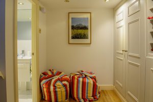 Cellar conversion at Dean’s Green House, Lymm - Living space and storage in the space