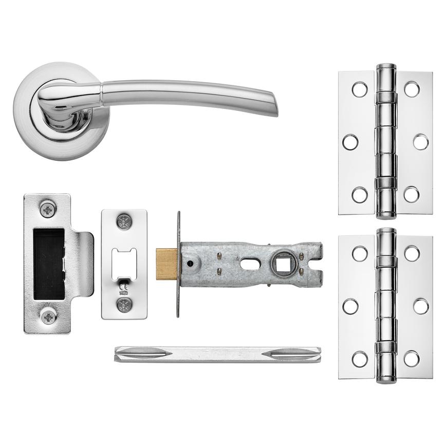 Newington, satin chrome